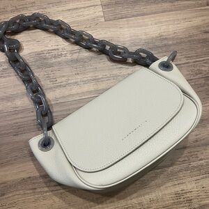 Simon miller cool grey bend chain bag